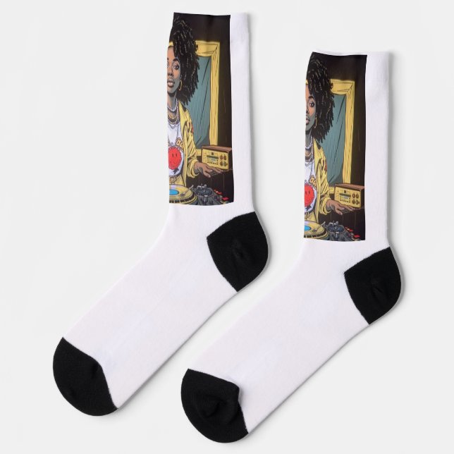 Afro Mix Socks (Left)