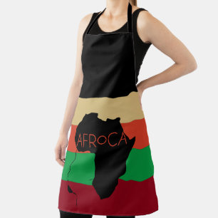 Afro Natural Black Hair Apron
