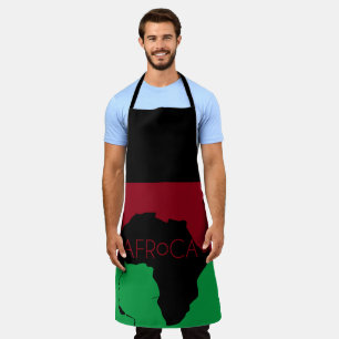 Afro Natural Black Hair Apron