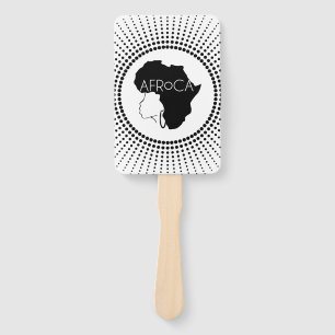 Afro Natural Black Hair Hand Fan