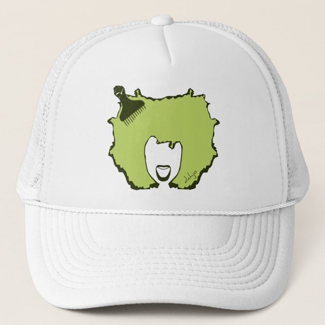 Afro Pick Trucker Hat (Front)