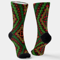Afro Pop Colourful Kente Socks
