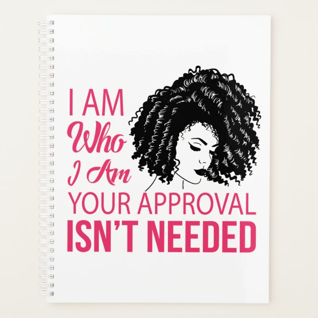 Afro Princess Sassy Melanin Princess African Queen Planner (Front)