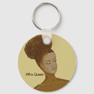 Afro Queen, Keychain