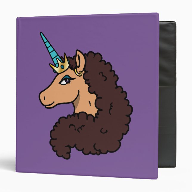 Afro Unicorn | Divine Binder (Front/Inside)