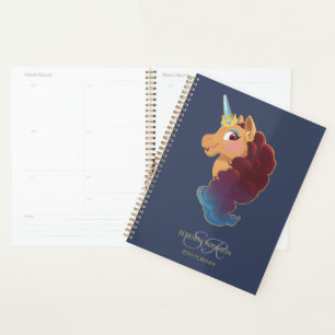 Afro Unicorn   Divine the Unicorn Planner