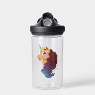 Afro Unicorn   Divine the Unicorn Water Bottle