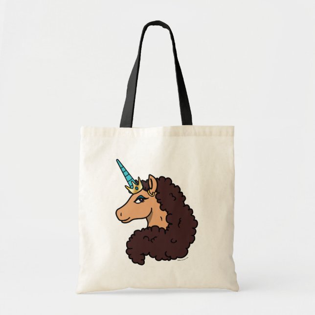 Afro Unicorn | Divine Tote Bag (Front)