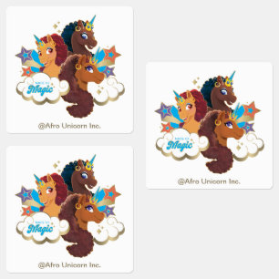 Afro Unicorn “Made of Magic” Trio Design