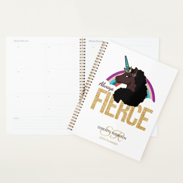 Afro Unicorn | Magical - Always Fierce (Devant avec enveloppe)