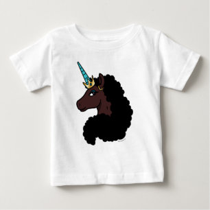 Afro Unicorn   Magical Baby T-Shirt