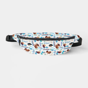Afro Unicorn Magical Empowering Pattern Fanny Pack