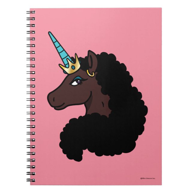 Afro Unicorn | Magical Notebook (Front)