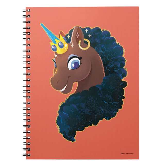 Afro Unicorn | Magical Notebook (Front)