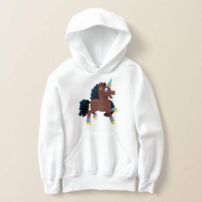 Afro Unicorn | Magical Prancing (Laydown)