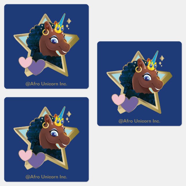 Afro Unicorn Magical Star (Group)