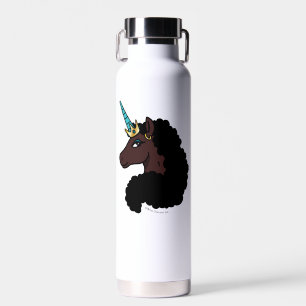 Afro Unicorn Magical Water Bottle