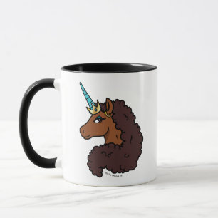 Afro Unicorn Unique Mug