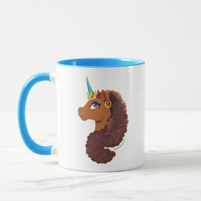 Afro Unicorn | Unique Mug (Left)