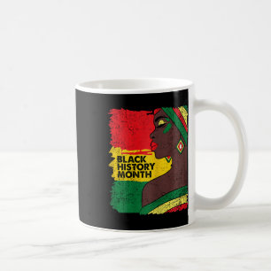 Afro Woman Black History Month Colours Men Women W Coffee Mug