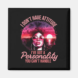 Afro Women Black Pride African American Girl Women Magnet
