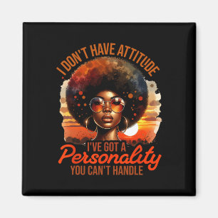 Afro Women Black Pride African American Girl Women Magnet