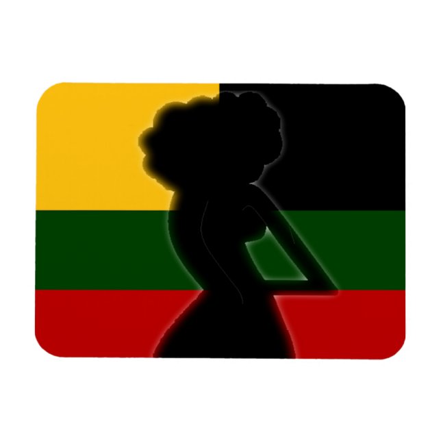 AFROcan Lady Magnet (Horizontal)