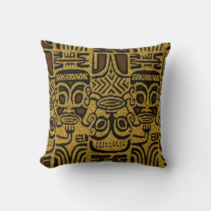 Afrocentric African Tribal Graphic Throw Pillow