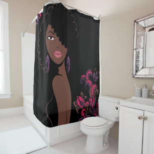 Afrocentric Beauty Shower Curtain