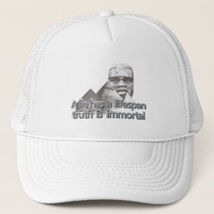 Afrocentric greatness quote trucker hat