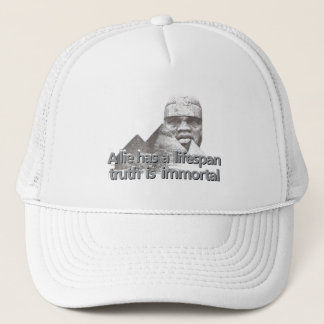 Afrocentric greatness quote trucker hat