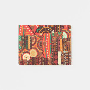 Afrocentric Kente Tribal Pattern Post-it Notes