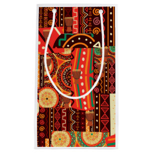 Afrocentric Kente Tribal wedding gift bag