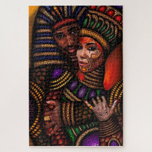 Afrocentric King and Queen Puzzle
