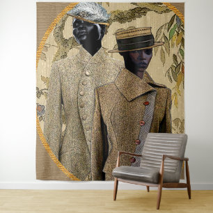 Afrocentric LGBT Art Tapestry