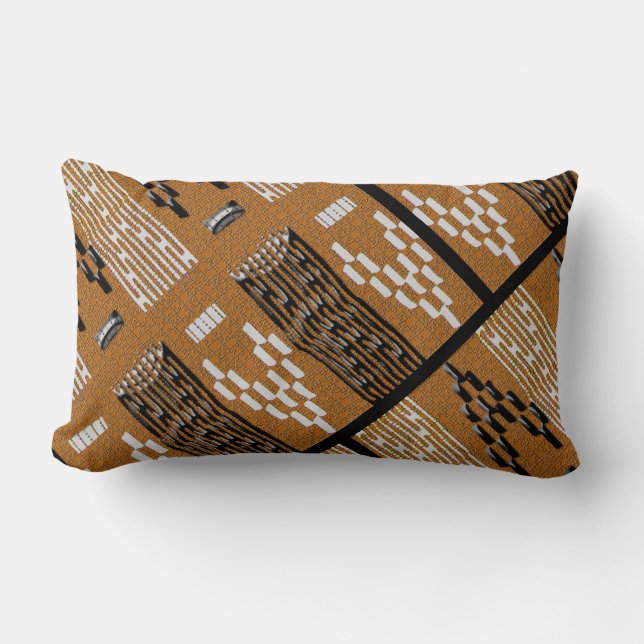 Afrocentric Lumbar Pillow (Front)