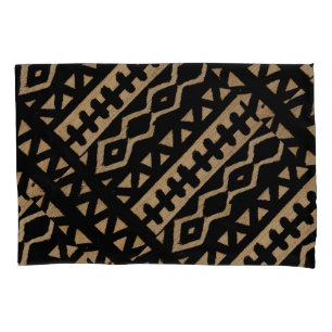 Afrocentric Mud Cloth Print Pillowcase