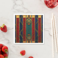 Afrocentric Pattern Paper Napkins