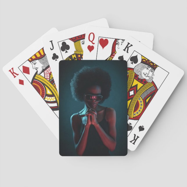 afrocentric playing cards (Back)