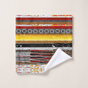 Afrocentric Rustic Patina  Bath Towel Set