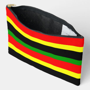 Afrocentric Stripes Accessory Pouch