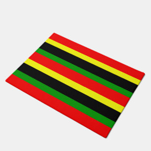Afrocentric Stripes Doormat