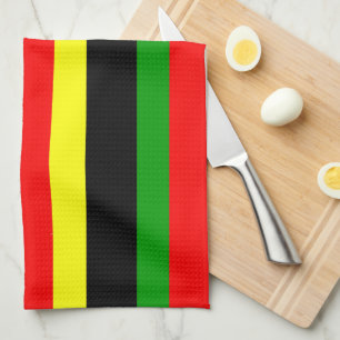 Afrocentric Stripes Kitchen Towel