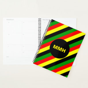 Afrocentric Stripes Planner
