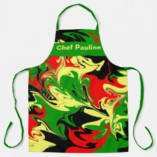 Afrocentric Swirls Apron