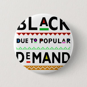 Afrocentric tee 2 inch round button
