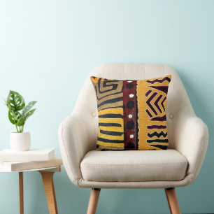 Afrocentric throw pillow