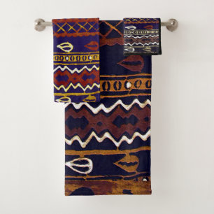 Afrocentric Urban Modern Bath Towel Set