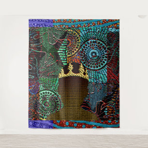 Afrocentric Young Boy King Tapestry