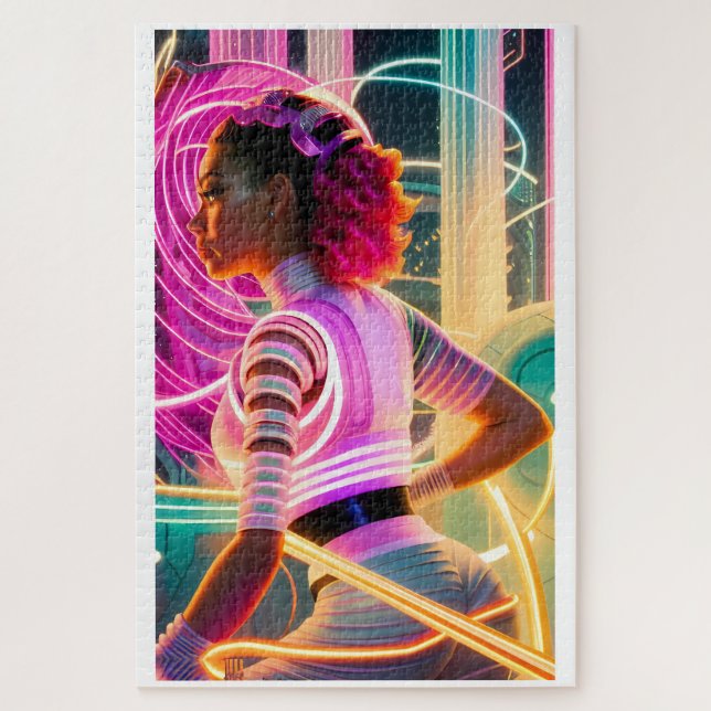Afrofuturism Five Jigsaw Puzzle (Vertical)